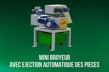 Mini broyeur MT4 : la solution compacte pour la gestion des copeaux métalliques