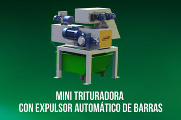 Mini trituradora MT4: la solución compacta para la gestión de virutas metálicas