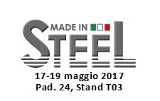 PARTECIPAZIONE FIERA MADE IN STEEL 2017